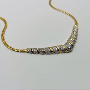 1.00 CT Elegant Natural Diamond Evening Necklace